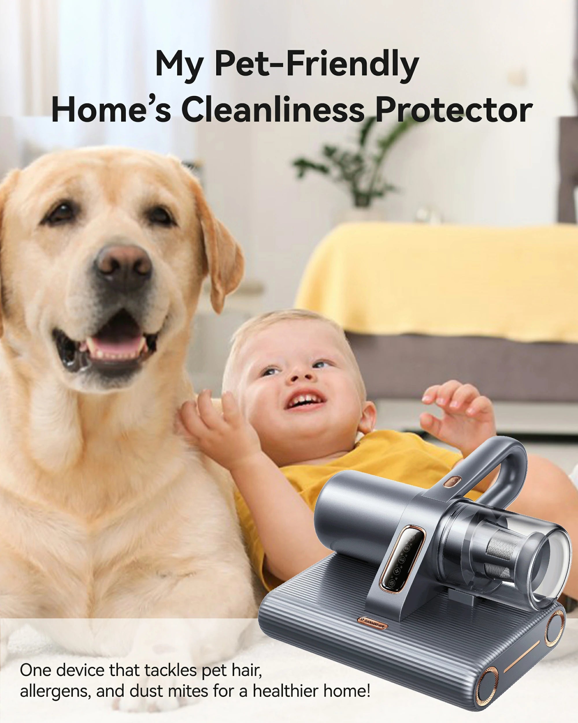 MY1A Mattress Bed Vacuum Cleaner RANVOO