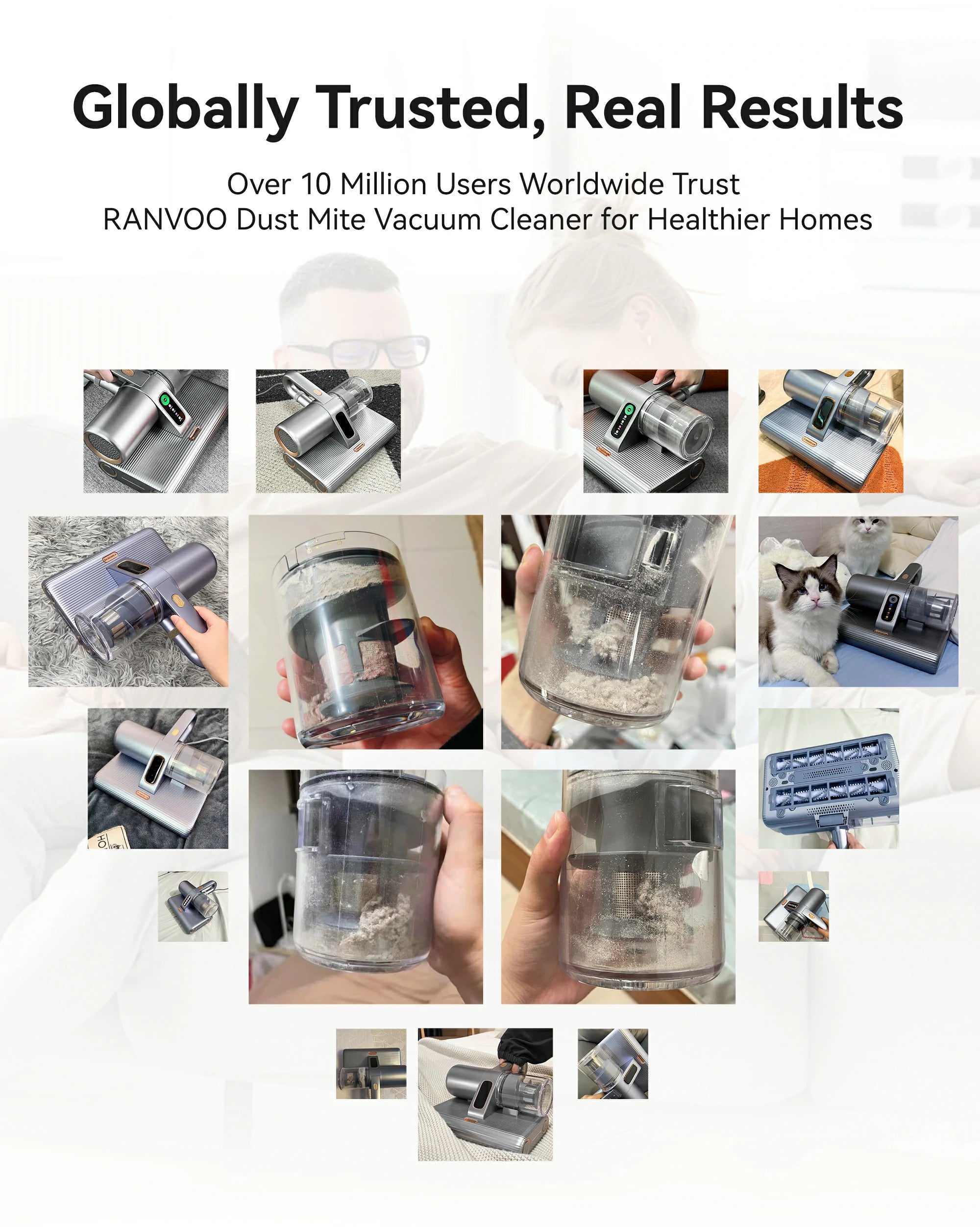 MY1A Mattress Bed Vacuum Cleaner RANVOO