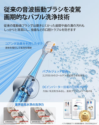 RANVOO AirJet 電動歯ブラシ ソニック RANVOO