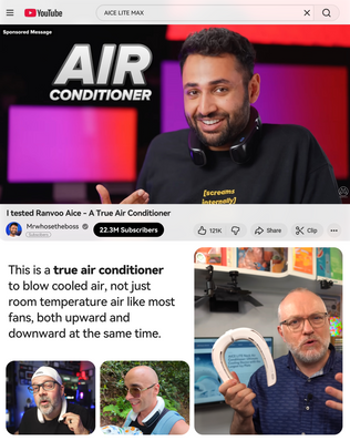 Aice Lite Max Neck Air Conditioner RANVOO