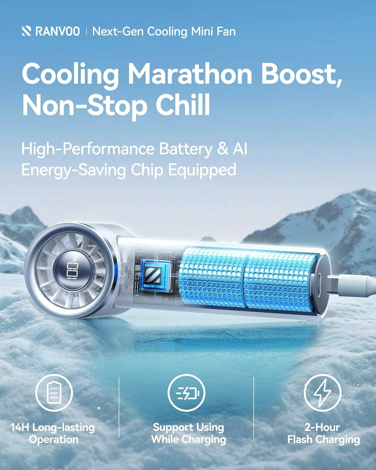 Mini High-Speed Fan RANVOO