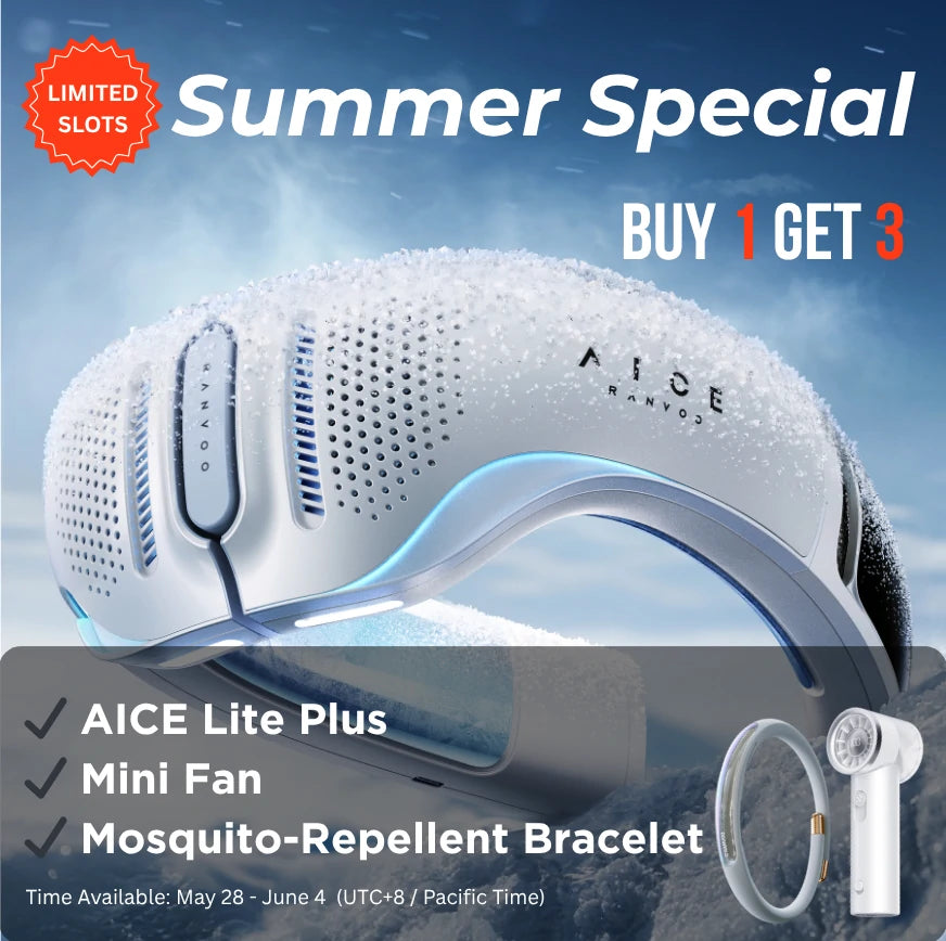 AICE Lite Plus 2025 best neck air conditioner AICE Lite Plus 2025 best neck air conditioner